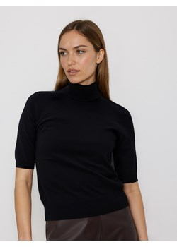 Reserved - Sweter z golfem - czarny ze sklepu Reserved w kategorii Swetry damskie - zdjęcie 186816284