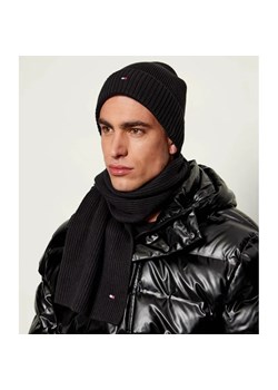 Tommy Hilfiger Szal + czapka | z dodatkiem kaszmiru - id: TH255M000109D12 - marki Tommy Hilfiger - 186820280 Tommy Hilfiger Szal + czapka | z dodatkiem kaszmiru ze sklepu Gomez Fashion Store w kategorii Czapki zimowe męskie - zdjęcie 186820280