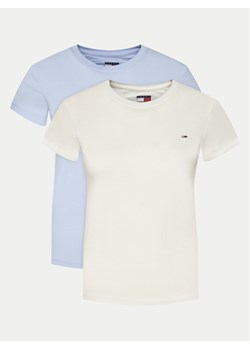 Tommy Jeans Komplet t-shirtów DW0DW21366 Kolorowy Slim Fit - id: 0000304643378 - marki Tommy Jeans - 186821861 Tommy Jeans Komplet t-shirtów DW0DW21366 Kolorowy Slim Fit ze sklepu MODIVO w kategorii Bluzki damskie - zdjęcie 186821861