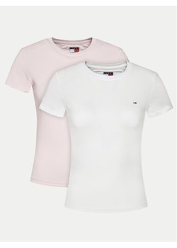 Tommy Jeans Komplet t-shirtów DW0DW21366 Kolorowy Slim Fit ze sklepu MODIVO w kategorii Bluzki damskie - zdjęcie 186821933
