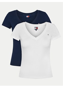 Tommy Jeans Komplet t-shirtów DW0DW21367 Kolorowy Slim Fit ze sklepu MODIVO w kategorii Bluzki damskie - zdjęcie 186822010
