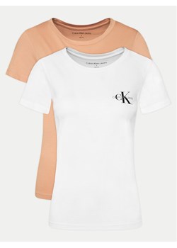 Calvin Klein Jeans Komplet t-shirtów J20J219734 Kolorowy Slim Fit ze sklepu MODIVO w kategorii Bluzki damskie - zdjęcie 186822023