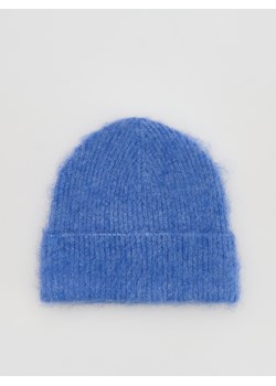 Reserved - Czapka beanie - niebieski - id: 628FE-55X - marki Reserved - 186825033 Reserved - Czapka beanie - niebieski ze sklepu Reserved w kategorii Czapki zimowe damskie - zdjęcie 186825033