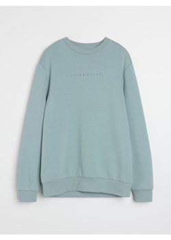 Sinsay - Bluza crewneck z napisem - zielony ze sklepu Sinsay w kategorii Bluzy męskie - zdjęcie 186825732