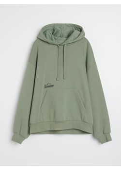 Sinsay - Bluza hoodie - zielony ze sklepu Sinsay w kategorii Bluzy męskie - zdjęcie 186825734
