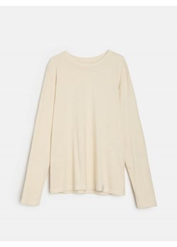 Sinsay - Bawełniana koszulka basic - kremowy ze sklepu Sinsay w kategorii T-shirty męskie - zdjęcie 186825751