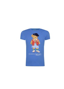 POLO RALPH LAUREN T-shirt | Regular Fit ze sklepu Gomez Fashion Store w kategorii Bluzki dziewczęce - zdjęcie 186825841