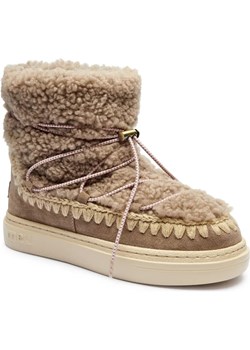 MOU Skórzane śniegowce Eskimo | z dodatkiem wełny ze sklepu Gomez Fashion Store w kategorii Śniegowce damskie - zdjęcie 186826190
