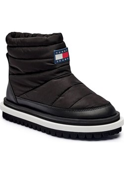 Tommy Jeans Śniegowce | z dodatkiem skóry - id: TM245W000144D44 - marki Tommy Jeans - 186826211 Tommy Jeans Śniegowce | z dodatkiem skóry ze sklepu Gomez Fashion Store w kategorii Śniegowce damskie - zdjęcie 186826211