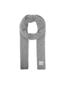 Szalik Calvin Klein Emblem LV04D8014G Szary ze sklepu eobuwie.pl w kategorii Szaliki i chusty damskie - zdjęcie 187041362
