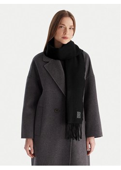 Szalik Calvin Klein Emblem LV04D8015G Czarny ze sklepu eobuwie.pl w kategorii Szaliki i chusty damskie - zdjęcie 187041390