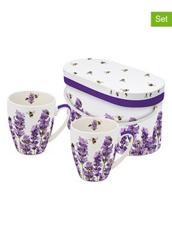 ppd Kubki jumbo (2 szt.) "Bees & Lavender" w kolorze fioletowo-białym - 350 ml - id: 14025853 - marki Ppd - 187042943 ppd Kubki jumbo (2 szt.) "Bees & Lavender" w kolorze fioletowo-białym - 350 ml ze sklepu Limango Polska w kategorii Naczynia - zdjęcie 187042943