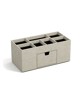BigsoBox Organizer &quot;Vendela&quot; w kolorze beżowym na biurko - 10 x 8,5 x 8,5 cm ze sklepu Limango Polska w kategorii Akcesoria biurowe - zdjęcie 187043000