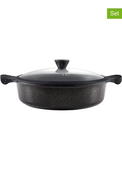 Laguiole 2-częściowy zestaw &apos;&apos;Cappuccino&apos;&apos; w kolorze ciemnoszarym - Ø 32 cm ze sklepu Limango Polska w kategorii Garnki - zdjęcie 187043113