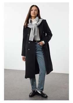 trendyol Płaszcz zimowy w kolorze czarnym ze sklepu Limango Polska w kategorii Kurtki damskie - zdjęcie 187044250