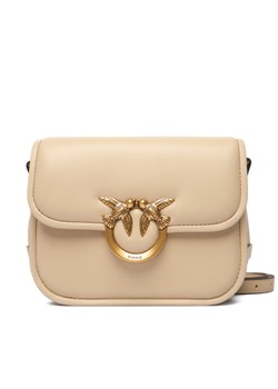 Torebka PINKO Love Box Bag Fl Mini PE 25 PLTT 104297 A26L Beżowy ze sklepu eobuwie.pl w kategorii Listonoszki - zdjęcie 187044422