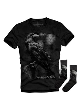 Zestaw koszulka i skarpety Underworld Raven - id: 17729 - marki Underworld - 187044953 Zestaw koszulka i skarpety Underworld Raven ze sklepu morillo w kategorii T-shirty męskie - zdjęcie 187044953