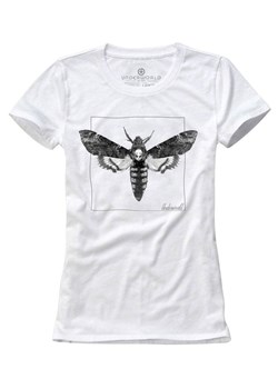 T-shirt damski UNDERWORLD Night Butterfly biały ze sklepu morillo w kategorii Bluzki damskie - zdjęcie 187045201