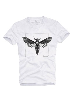 T-shirt męski UNDERWORLD Night Butterfly biały ze sklepu morillo w kategorii T-shirty męskie - zdjęcie 187046580