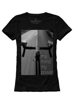 T-shirt damski UNDERWORLD Bike czarny - id: 17491 - marki Underworld - 187047031 T-shirt damski UNDERWORLD Bike czarny ze sklepu morillo w kategorii Bluzki damskie - zdjęcie 187047031