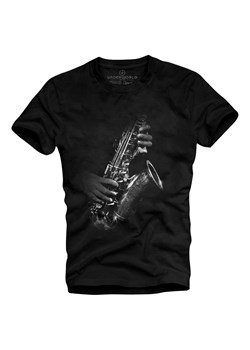 T-shirt męski UNDERWORLD Saxophone ze sklepu morillo w kategorii T-shirty męskie - zdjęcie 187047450