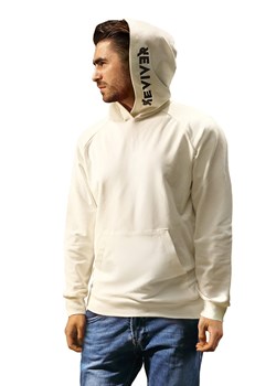 Bluza nierozpinana Reviver F5611 kremowy ze sklepu kontri.pl w kategorii Bluzy męskie - zdjęcie 187047922