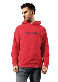 Bluza nierozpinana Reviver F5606 czerwony ze sklepu kontri.pl w kategorii Bluzy męskie - zdjęcie 187047962