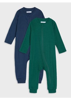 Sinsay - Bawełniany pajacyk 2 pack - granatowy ze sklepu Sinsay w kategorii Piżamy dziecięce - zdjęcie 187049210