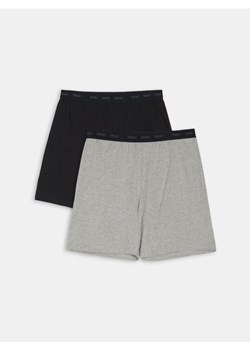 Sinsay - Bawełniane szorty piżamowe 2 pack - wielobarwny ze sklepu Sinsay w kategorii Piżamy męskie - zdjęcie 187049213