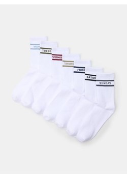 Sinsay - Prążkowane skarpetki 7 pack - wielobarwny ze sklepu Sinsay w kategorii Skarpetki męskie - zdjęcie 187049233