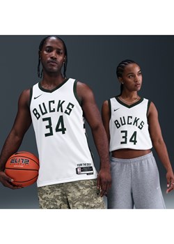 Męska koszulka Nike Dri-FIT NBA Swingman Milwaukee Bucks Association Edition - Biel ze sklepu Nike poland w kategorii T-shirty męskie - zdjęcie 187049523