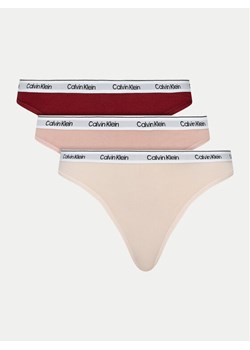 Calvin Klein Underwear Komplet stringów 000QD5209E Kolorowy ze sklepu MODIVO w kategorii Majtki damskie - zdjęcie 187051804