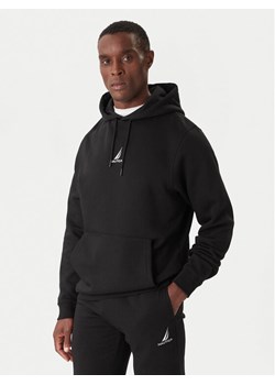 Nautica Bluza Wallowa N1T04066 Czarny Regular Fit ze sklepu MODIVO w kategorii Bluzy męskie - zdjęcie 187051862