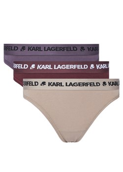 KARL LAGERFELD Komplet stringów A1W47158 Kolorowy ze sklepu MODIVO w kategorii Majtki damskie - zdjęcie 187052004