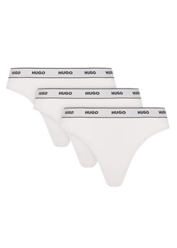 HUGO Komplet stringów 50480150 Biały - id: 0000304931826 - marki Hugo Boss - 187052032 HUGO Komplet stringów 50480150 Biały ze sklepu MODIVO w kategorii Majtki damskie - zdjęcie 187052032