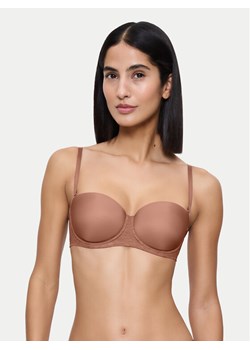Triumph Biustonosz bardotka Signature Sheer 10224861 Brązowy - id: 0000305500182 - marki Triumph - 187052061 Triumph Biustonosz bardotka Signature Sheer 10224861 Brązowy ze sklepu MODIVO w kategorii Biustonosze - zdjęcie 187052061