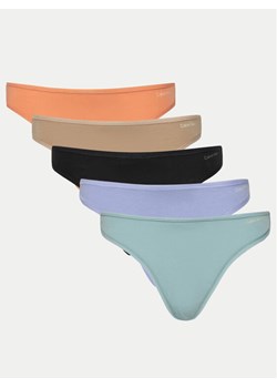 Calvin Klein Underwear Komplet stringów 000QD5250E Kolorowy ze sklepu MODIVO w kategorii Majtki damskie - zdjęcie 187052273