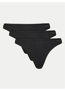 Calvin Klein Underwear Komplet stringów 000QD5217E Czarny ze sklepu MODIVO w kategorii Majtki damskie - zdjęcie 187052281