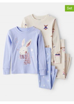 carter's Piżamy (2 szt.) w kolorze błękitnym i beżowym - id: 17766344 - marki Carter's - 187057032 carter's Piżamy (2 szt.) w kolorze błękitnym i beżowym ze sklepu Limango Polska w kategorii Piżamy dziecięce - zdjęcie 187057032