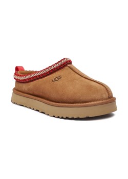 UGG Skórzane obuwie domowe TAZZ | z dodatkiem wełny - id: UG245K000004008 - marki UGG - 187057682 UGG Skórzane obuwie domowe TAZZ | z dodatkiem wełny ze sklepu Gomez Fashion Store w kategorii Kapcie dziecięce - zdjęcie 187057682