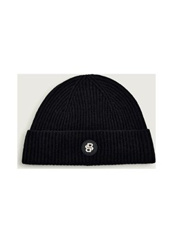 BOSS BLACK Wełniana czapka Filippo_B-Icon | z dodatkiem kaszmiru ze sklepu Gomez Fashion Store w kategorii Czapki zimowe męskie - zdjęcie 187057771