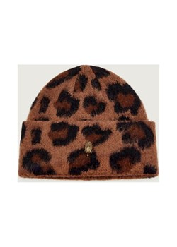 Kurt Geiger Czapka LEOPARD | z dodatkiem wełny ze sklepu Gomez Fashion Store w kategorii Czapki zimowe damskie - zdjęcie 187057793