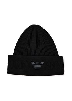 Emporio Armani Wełniana czapka - id: EA255M000054M13 - marki Emporio Armani - 187057803 Emporio Armani Wełniana czapka ze sklepu Gomez Fashion Store w kategorii Czapki zimowe męskie - zdjęcie 187057803