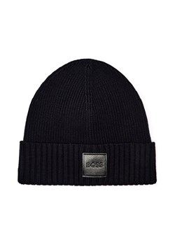 BOSS BLACK Wełniana czapka Flavio - id: BB245M000239404 - marki BOSS HUGO BOSS - 187057912 BOSS BLACK Wełniana czapka Flavio ze sklepu Gomez Fashion Store w kategorii Czapki zimowe męskie - zdjęcie 187057912