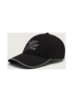 Karl Lagerfeld Wełniana bejsbolówka k/autograph - id: KL255W000170087 - marki Karl Lagerfeld - 187057974 Karl Lagerfeld Wełniana bejsbolówka k/autograph ze sklepu Gomez Fashion Store w kategorii Czapki z daszkiem damskie - zdjęcie 187057974
