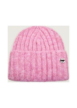 Karl Lagerfeld Czapka Ikon choup | z dodatkiem wełny - id: KL255W000174502 - marki Karl Lagerfeld - 187057982 Karl Lagerfeld Czapka Ikon choup | z dodatkiem wełny ze sklepu Gomez Fashion Store w kategorii Czapki zimowe damskie - zdjęcie 187057982