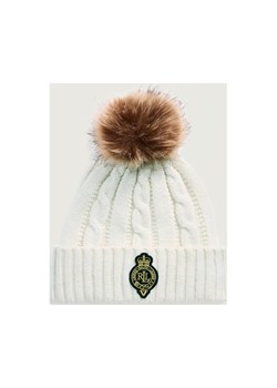 LAUREN RALPH LAUREN Czapka Crest-Patch | z dodatkiem wełny - id: RL255W000088D64 - marki Ralph Lauren - 187058073 LAUREN RALPH LAUREN Czapka Crest-Patch | z dodatkiem wełny ze sklepu Gomez Fashion Store w kategorii Czapki zimowe damskie - zdjęcie 187058073