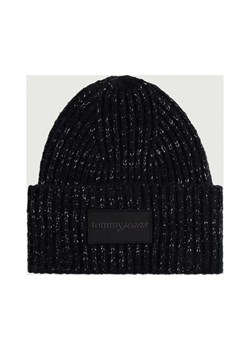 Tommy Jeans Wełniana czapka - id: TM255W000067D44 - marki Tommy Jeans - 187058154 Tommy Jeans Wełniana czapka ze sklepu Gomez Fashion Store w kategorii Czapki zimowe damskie - zdjęcie 187058154