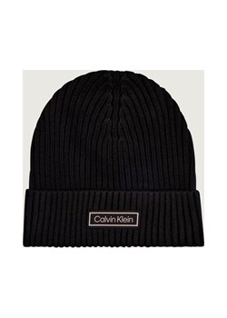 Calvin Klein Czapka | z dodatkiem kaszmiru - id: CK255U000007544 - marki Calvin Klein - 187058302 Calvin Klein Czapka | z dodatkiem kaszmiru ze sklepu Gomez Fashion Store w kategorii Czapki zimowe damskie - zdjęcie 187058302