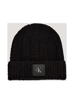 Calvin Klein Czapka | z dodatkiem wełny - id: CK255U000009544 - marki Calvin Klein - 187058313 Calvin Klein Czapka | z dodatkiem wełny ze sklepu Gomez Fashion Store w kategorii Czapki zimowe damskie - zdjęcie 187058313